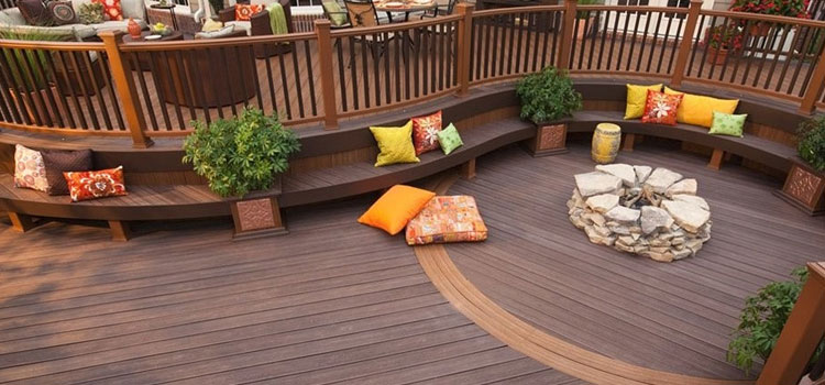 Gray TREX Decking in Pasadena, CA